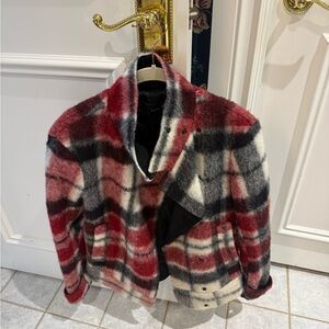 Zara Basic Women's Black and Red Cape